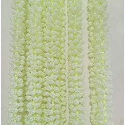 Artificial Mogra Jasmine Garland String Toran Ladi for Home Decoration White Jasmine Artificial Flower-image-79