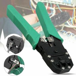 expertronics Crimping Tool RJ45 RJ11 with 50 Pcs RJ45 Connectors Crimping Tool RJ45 RJ11 with 50 Pcs RJ45 Connectors Corded Crimper image 3