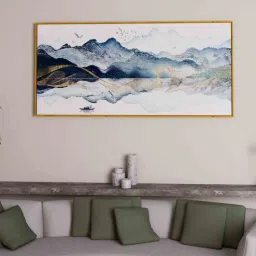 art street Multicolour Engineered Wood Art Print-picture-31