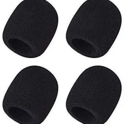 Foam Mic Cover Handheld Microphone Windscreen (Pack of 4) Suitable for Ball Shaped Microphones-22