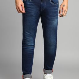 killer Men Skinny Mid Rise Dark Blue Jeans-picture-39