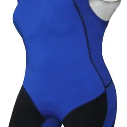 usi universal Solid Women Blue Swimsuit-picture-3