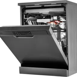 ifb Neptune VX1 Plus, Inox Grey, In Built Heater with Hygienic Steam Drying Built-in 15 Place Settings Dishwasher image 2