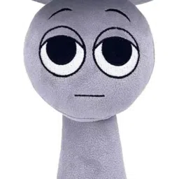 Grey Top Cap Sprunki Plush Toys - 30 cm-image-3
