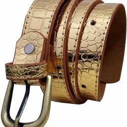 Women Party Gold Synthetic Belt-image-20