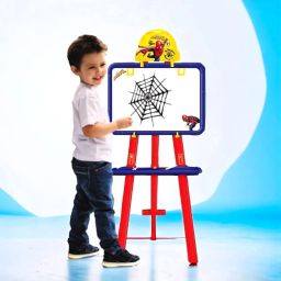 sarasi Spider 5in1 Easel Board, One Side Chalk Board/ Another Side Marker Board image 2