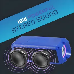 WOOS Super Bass Splashproof Wireless Bluetooth Speaker 10 W Bluetooth Soundbar image 2