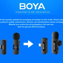 boya BY-V10 2.4 ghz Omnidirectional Wireless System with a Transmitter Microphone Microphone image 2