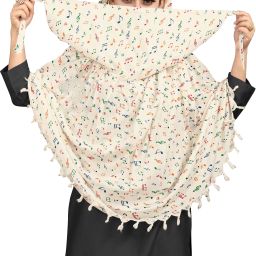 Printed Pure Cotton, Rayon Women Beige Stole-image-16