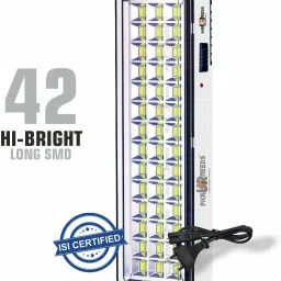 High Quality 42 High-Bright SMD LED With Android Charging Support Rechargeable 6 hrs Lantern Emergency Light-1