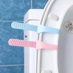 Toilet Seat Lifter, Toilet Seat Lifting Band, Foldable Toilet Cover Custom Fit Toilet Seat Lid Lock-image-0