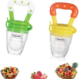 2Pc Silicone Food Fruit Nibbler Soft Pacifier Feeder, Teether for Baby Teether and Feeder-36