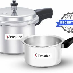 DELUXE 2, 3 Liter Alumiium Outerlid Pressure Cooker Combo 2 L, 3 L Pressure Cooker-image-80