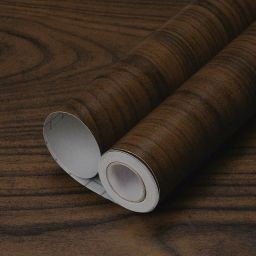 1000 cm 48 Sq. Feet DIY Wallpaper with Dark Wooden Style for Home Decor ( Dark Brown) Self Adhesive Sticker-image-17