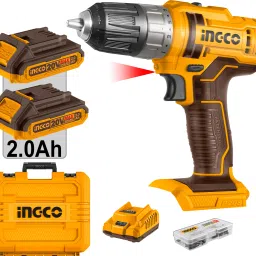 20V Drill Machine with Hammer Function, 2-Speed, 45NM Lithium-Ion Cordless Drill Cordless Drill-14