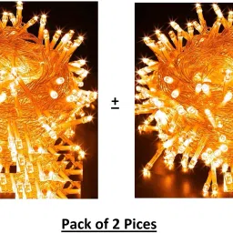 36 LEDs 12 m Orange Steady Ball Rice Lights-image-22