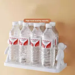 Self Adhesive Multi-Purpose Wall Hanging Humanoid floating Shelf 1.948 Plastic Wall Shelf-image-92