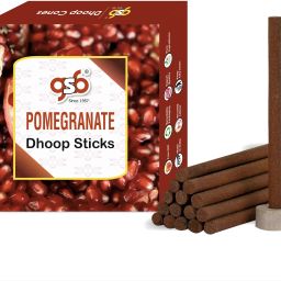 Pomegranate Premium Dhoop Sticks | No Charcoal | No Bamboo | Long Lasting Natural-image-77