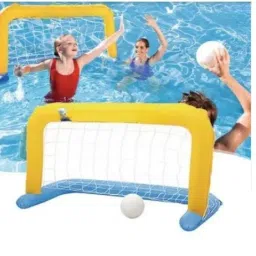 Inflatable (IND*77) Set Water Polo Game for Pool Multicolor Inflatable Hoppers & Bouncer-17