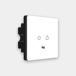 iotics Smart Touch Switch for 2 Lights, Remote, Mobile App, Alexa & Google Home Smart Switch-67