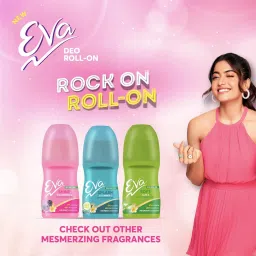 eva Underarm Roll On For Fresh & Smooth Underarms With Aloe & Cucumber Flavor Deodorant Roll-on - For Women image 2