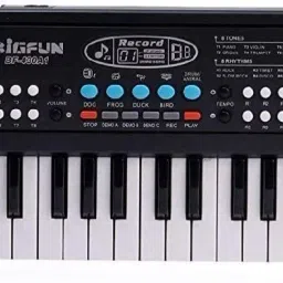 capital rgs BIGFUN 37 Key Electric Piano Keyboard Musical Toy,Plastic (BF430A1) ,Multicolor 37 KEY PIANO 37 Key Piano Toy Keyboard for Kids with Mic Dc Power Option Analog Arranger Keyboard image 2