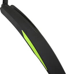 dark horse Bicycle Atom Mudguard with Reflective Tape, Black-Green Clip-on Front & Rear Fender image 2