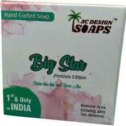 Big Star Hand Crafted Soap Premium Remove Acne Glowing Skin Tan Remover-image-3