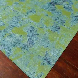 jaipur rugs Green Abstract Blended Silk 4 ft x 6 ft Hand Knotted Carpet-picture-25