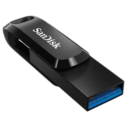 SanDisk Go 512GB USB Type C to USB Type A OTG Pen Drive (Protective Swivel Design, SDDDC3-512G-I46PD, Black) image 2