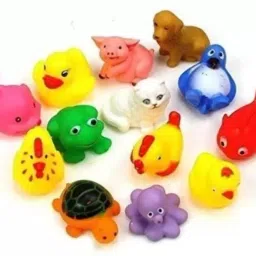 khatushyam 12 piece mini character Chu Chu multicolor Rattle image 3