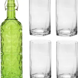 Combo Of Bottle And Glass Set -A553 Jug Bottle Glass Set-image-95