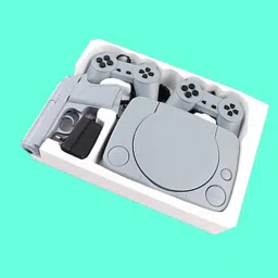 COUNTACH 58 Classic TV Game Console Inbuilt Game Contra, Super Mario Bros with 2 Cassette NA GB with Contra, Super Mario Bros, F1 Race, Cricket Game-image-87