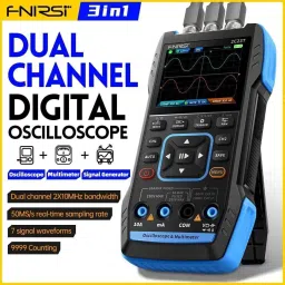 fnirsi 2C23T 3-in-1 Handheld Oscilloscope Multimeter DDS Generator,10MHz,50MSa/s Digital Oscilloscope image 3