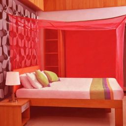 Polyester Adults Washable Mosquito Net for double Bed Machardani Net (Size 6x7-feet) Mosquito Net-image-1