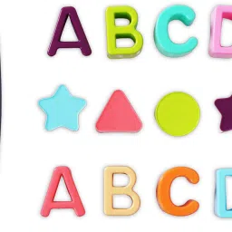 himanshu tex Baby and Toddler First Block Shape ABCD Shape Learning Activity Toy image 4