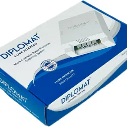 diplomat 4-Line Intercom System-EPABX for Home & Office Communication For Use With Corded & Cordless Landline Phone image 4