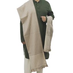 Vrinde Wool Checkered Men Shawl-image-24