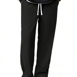rajovati Men Solid Black Track Pants-picture-26