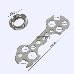 indialot Bicycle Tool Kit Cycle 13 Spanner With 6 Way Spoke For Maintenance 002 Bicycle Brake Disk image 2