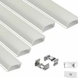 Rectangular Surface 1Meter Profile Channels Without LED Straight Linear(18x6mm) 0 W 1 cm Tube Light-23