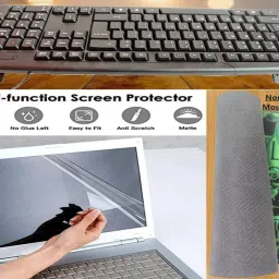 ANJO KeyboardLEDMouse-Pad-3Hub-3n1Clenr-OTG2n1-Ext-LED-Skin-14.6iScrn&KeyGuard&Sleeve Combo Set image 2
