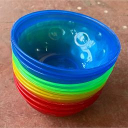 Plastic Storage Bowl Home Plastic Serving Bowl for launch, dinner: Disposable-image-78