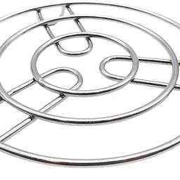Iron Stand | Stainless Steel Trivet |Round Steamer Rack for Kitchen Kitchen Cooking Pot Steaming Tray Stand Stainless Steel Trivet-24