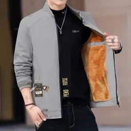 Men Solid, Colorblock Casual Jacket-image-38