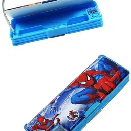3D Spiderman Printed Geometry Box-Multipurpose Case-Pencil Kit-Stationery Kit Geometry Box-image-62