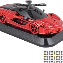 Solar Powered Natural Aromatherapy Air Freshener Car Shape Perfume Ornament Car Freshener Spray-image-62