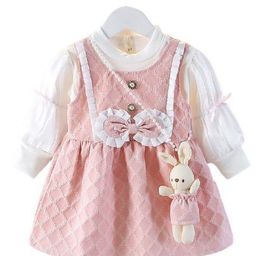 YK Girls Fit and Flare Dress-16