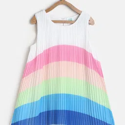 MINI KLUB Infants Girls Striped A-Line Dress-picture-32
