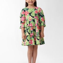 KATE & OSCAR Girls Floral Print A-Line Dress-image-35